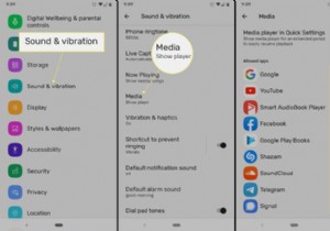 Cách xóa ứng dụng khỏi bảng điều khiển Media trong Quick Settings trên Android 12