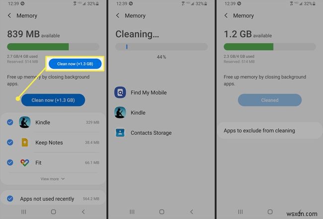 Cách xóa bộ nhớ cache trên Samsung S9
