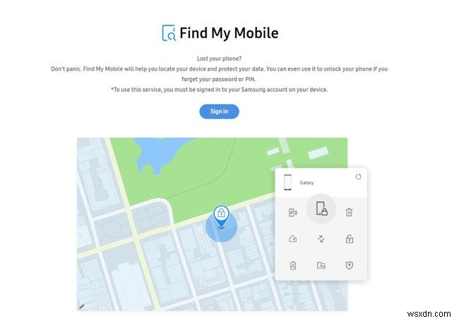 Cách sử dụng Samsung Find My Mobile