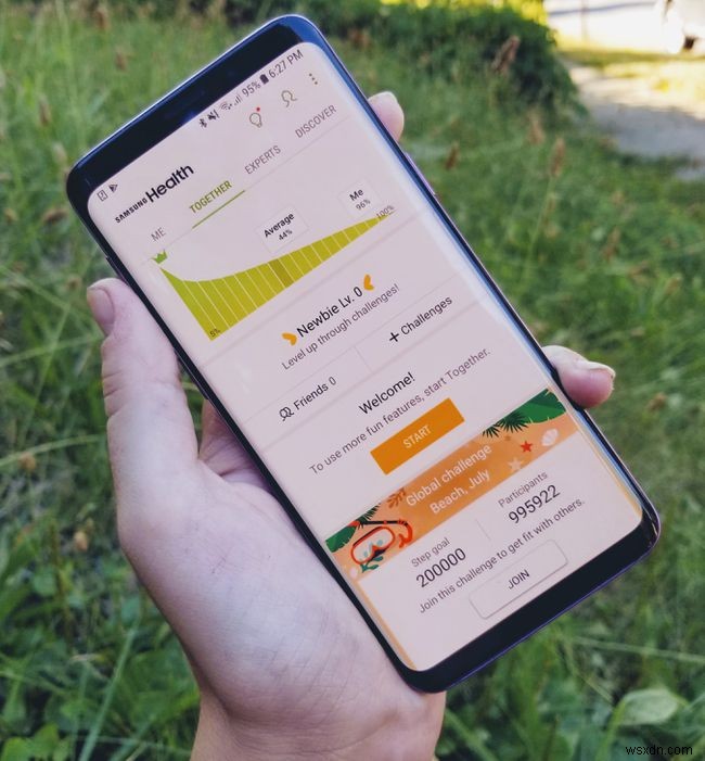 Samsung Health:Cách hoạt động