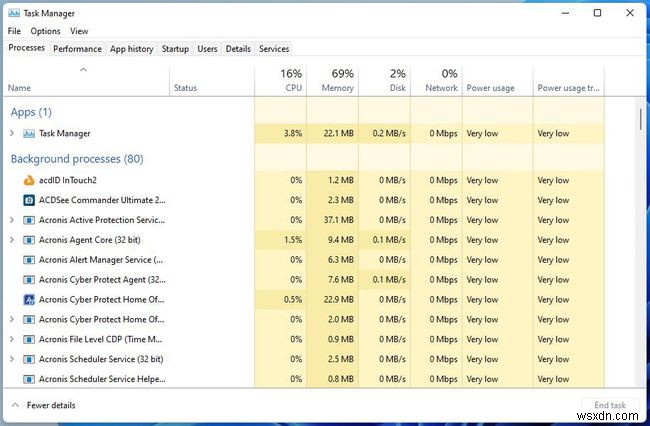 Cách kiểm tra mức sử dụng CPU trong Windows 11