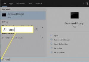 Cách tìm địa chỉ IP trong Command Prompt