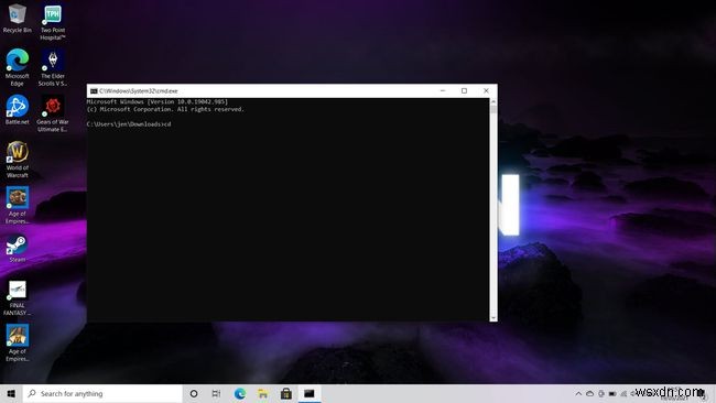 Cách thay đổi thư mục trong Command Prompt