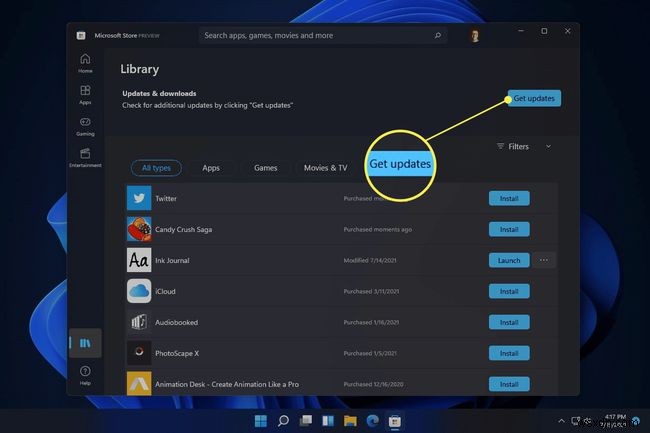 Cách cập nhật ứng dụng trên Windows 11