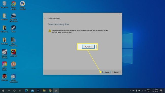 Cách phục hồi Windows 10 bằng USB khôi phục