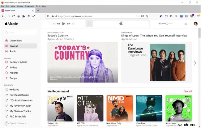 Cách sử dụng Apple Music trên Windows 10