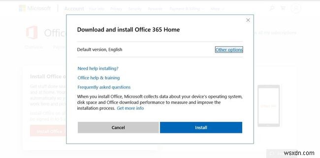 Cách cài đặt Microsoft 365 trên PC của bạn