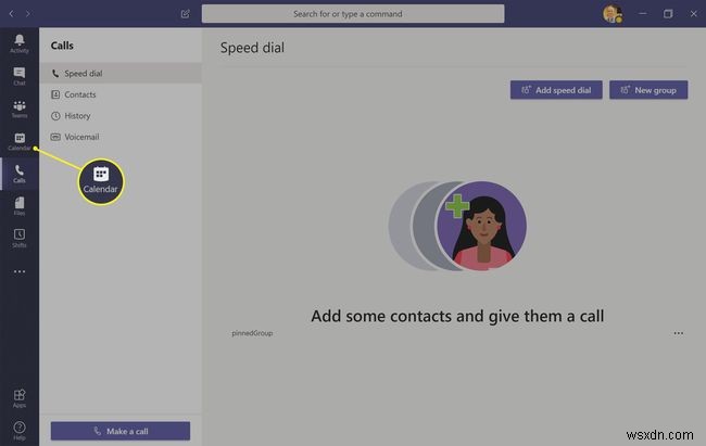 Cách sử dụng lịch Microsoft Teams