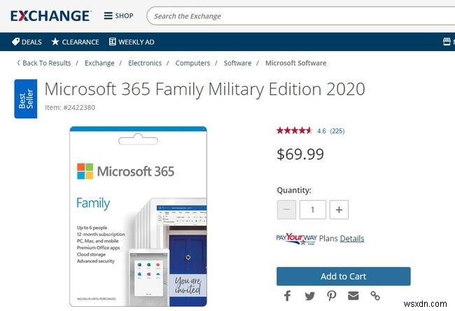 Cách nhận chiết khấu dành cho Microsoft Office và Microsoft Store Military