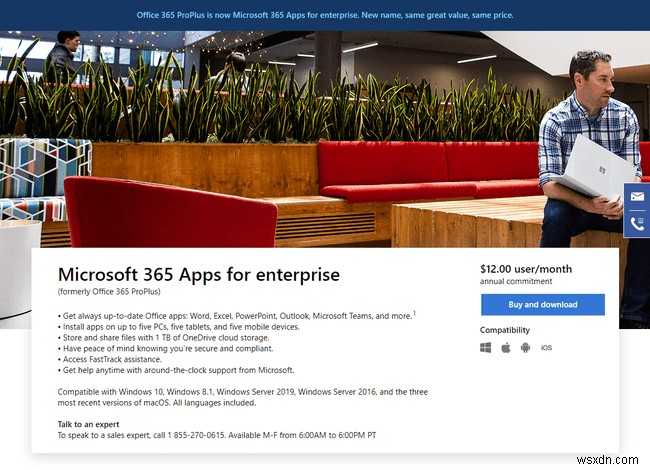 Microsoft 365 Apps for Enterprise là gì?
