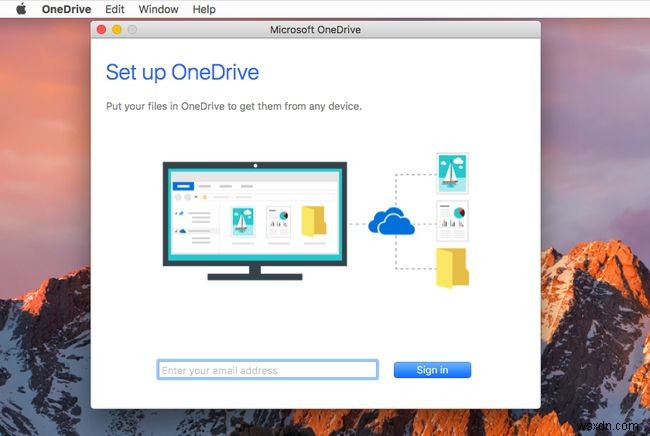 Cách thiết lập Microsoft OneDrive cho Mac