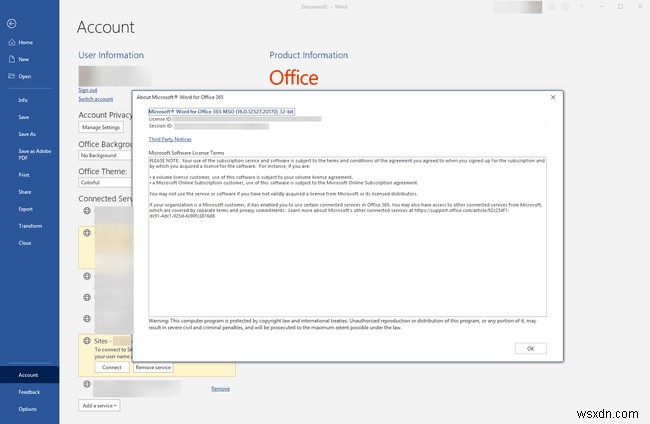 Các bước đơn giản để xem bạn có phiên bản Microsoft Office nào