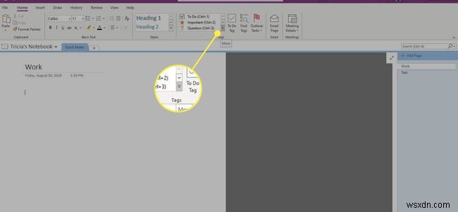 Cách sử dụng OneNote làm Trình quản lý tác vụ, Notepad và Tạp chí