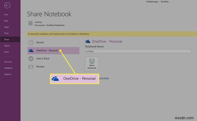 Cách đồng bộ hóa OneNote với tài khoản OneDrive của bạn