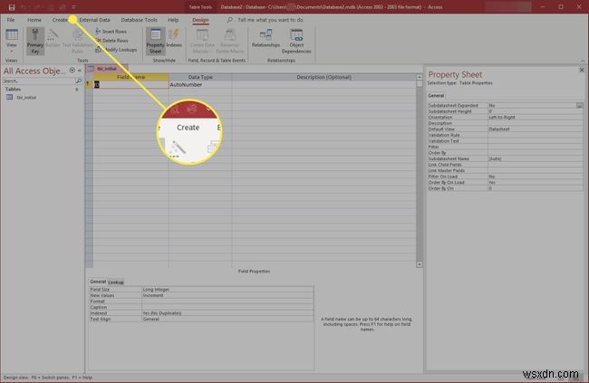 Hướng dẫn báo cáo cơ sở dữ liệu Microsoft Access