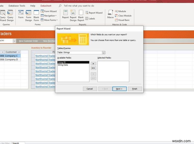 Hướng dẫn báo cáo cơ sở dữ liệu Microsoft Access