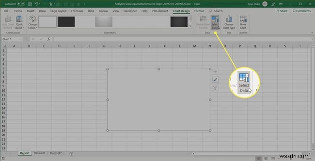 Cách tạo báo cáo trong Excel