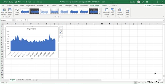 Cách tạo báo cáo trong Excel