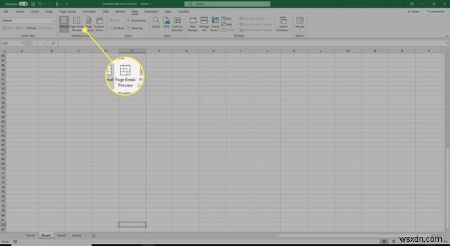 Cách xóa trang trong Excel