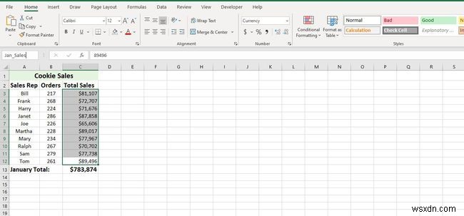 Cách xác định và chỉnh sửa phạm vi được đặt tên trong Excel