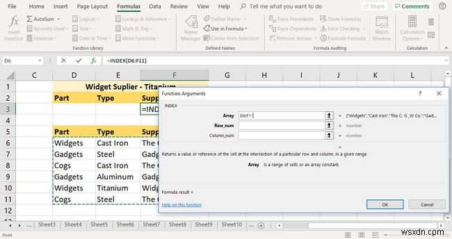 Cách tạo công thức tra cứu Excel với nhiều tiêu chí