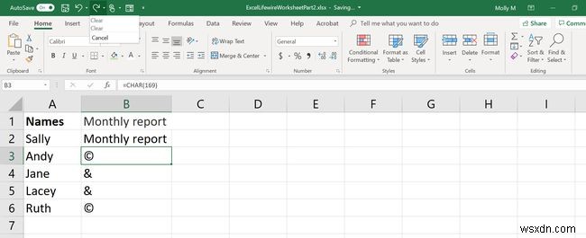 Cách sử dụng Hoàn tác, Làm lại và Lặp lại trong Excel