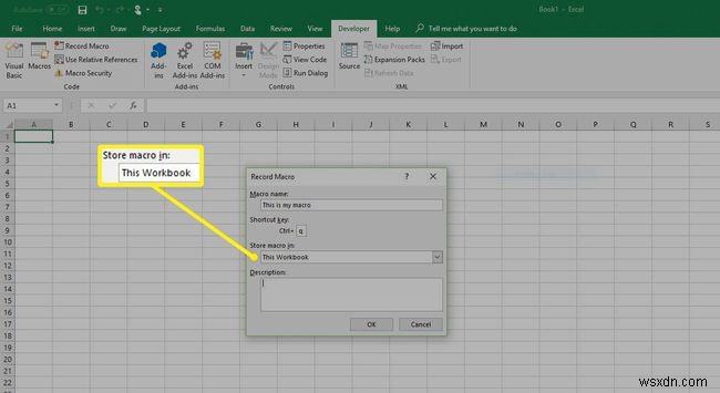 Cách tạo macro trong Excel