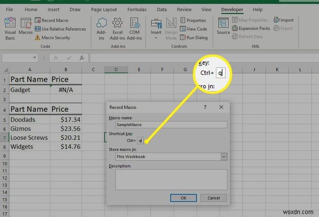 Cách tạo macro trong Excel