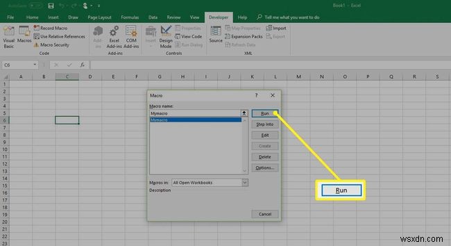 Cách tạo macro trong Excel