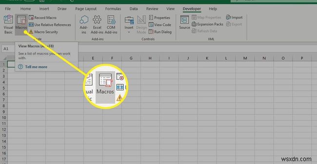 Cách tạo macro trong Excel