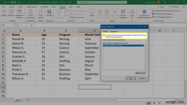 Cách sử dụng theo dõi thay đổi trong Excel