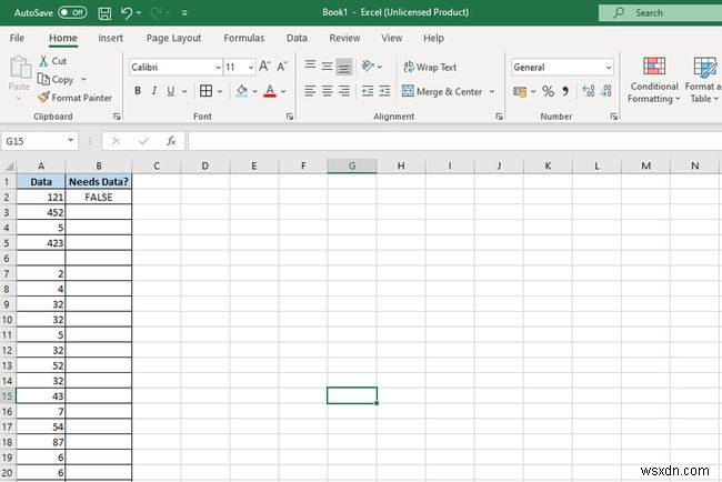 Cách sử dụng hàm ISBLANK trong Excel