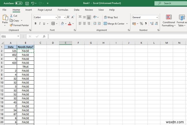 Cách sử dụng hàm ISBLANK trong Excel