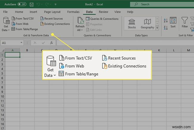 Cách xuất dữ liệu sang Excel