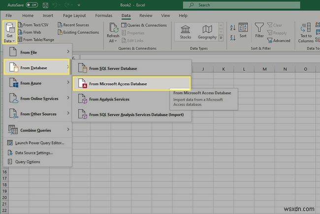 Cách xuất dữ liệu sang Excel