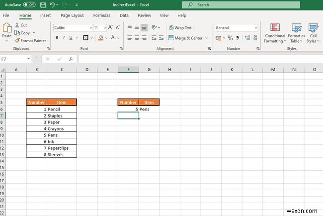 Cách sử dụng hàm CHỌN trong Excel