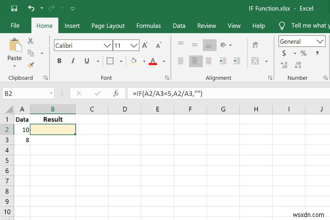 Cách sử dụng hàm IF trong Excel