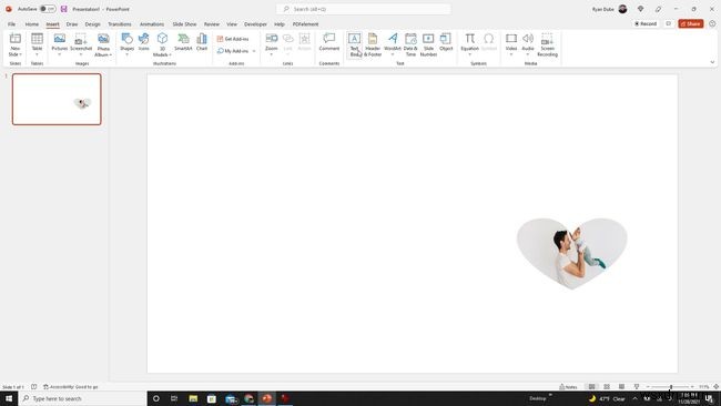 Cách cắt hình dạng trong PowerPoint