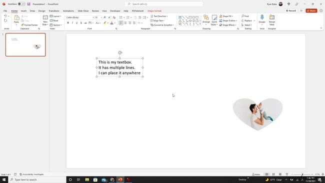 Cách cắt hình dạng trong PowerPoint