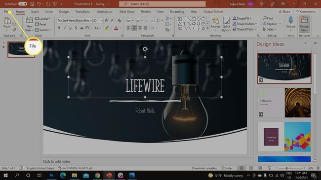 Cách khôi phục PowerPoint chưa được lưu