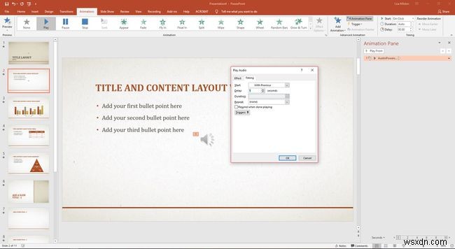 Cách thêm nhạc vào PowerPoint