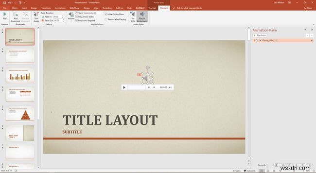 Cách thêm nhạc vào PowerPoint