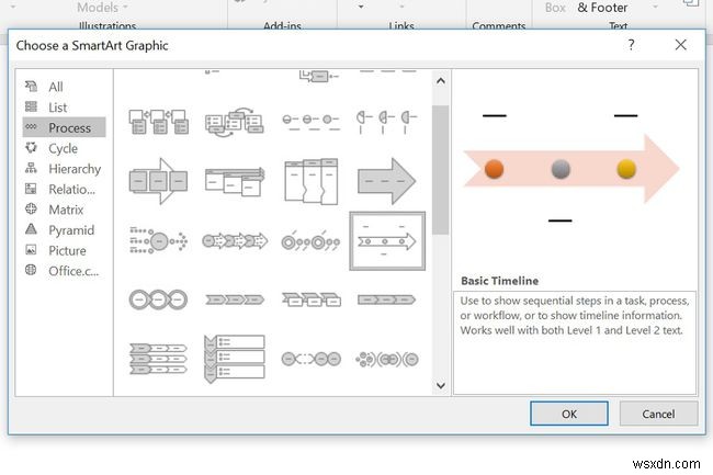 Cách tạo Dòng thời gian trong PowerPoint