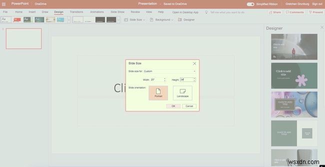 Cách tạo áp phích trong PowerPoint