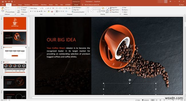 Cách trích dẫn ảnh trong PowerPoint