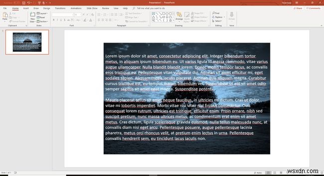 Hướng dẫn dành cho người mới bắt đầu về gói văn bản trong PowerPoint