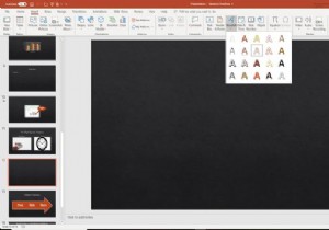 Cách sử dụng văn bản cong trong PowerPoint