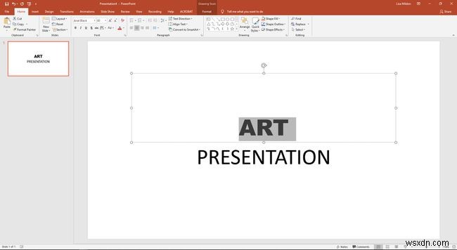 Cách định dạng văn bản bằng PowerPoint Format Painter
