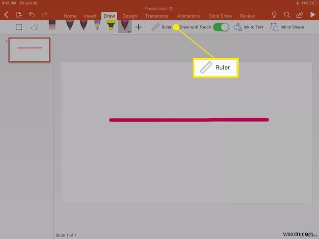 Cách vẽ tự do trong PowerPoint