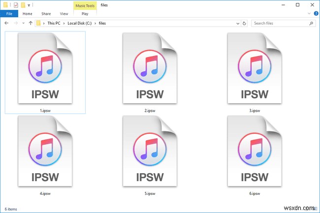 Tệp IPSW là gì?